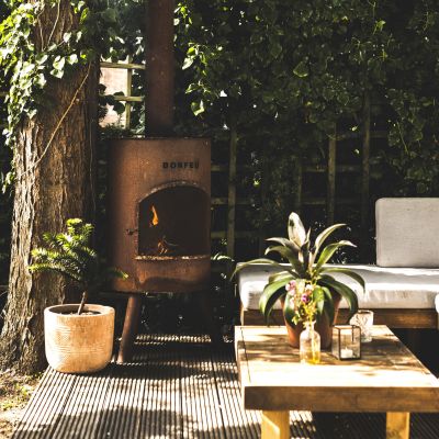 4. Bonfeu Bonton 40 4000R rusty garden fireplace