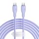 Baseus Pudding 100W USB-C - USB-C Cable 2m - Purple