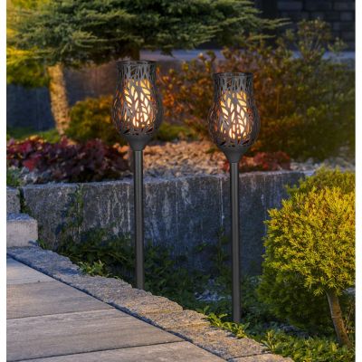 10. SOLAR TORCH 53CM 12LED SMD