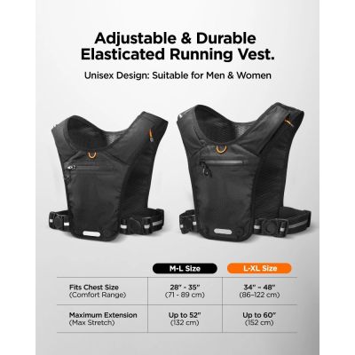 14. Spigen A720 Dynamic Shield ML Running Vest - Black