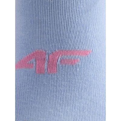 5. Girls' casual ankle socks (2-pack) 4F 4FJRAW25USOCF600-90S