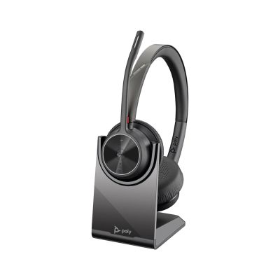 12. POLY Voyager 4320-M Microsoft Teams Certified Headset + BT700 Adapter + Charging Dock