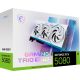 4. MSI GeForce RTX 5080 16GB GAMING TRIO OC WHITE GDDR7 Graphics Card