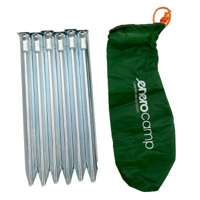 3. TENT PEGS 23CM SET 6 PCS METAL
