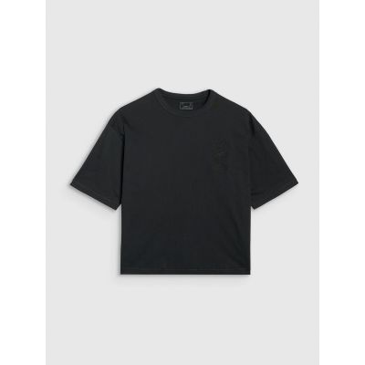 5. Women's oversize printed T-shirt 4F 4FRSS25TTSHF2979-20S