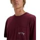 3. Billabong Stacked Arch Tee EBYZT00175-RSN0 Burgundy L