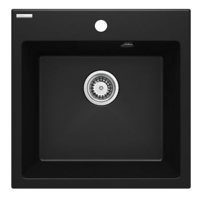 DEANTE EVORA BLACK SINGLE BOWL GRANITE SINK, ZQJ N103
