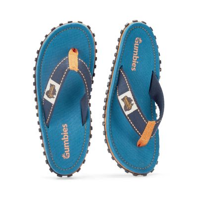 4. Gumbies unisex flip-flops ISLANDER FLIP-FLOP TRICOLOR BLUE