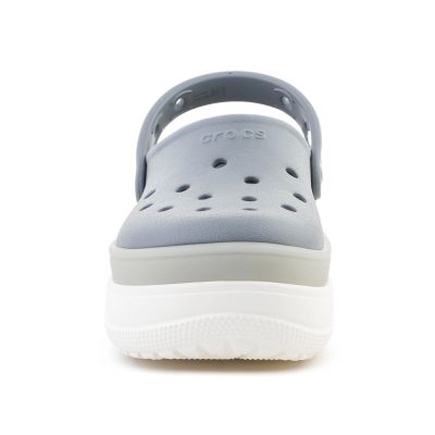 2. CROCS CLASSIC FROSTED STACKED CLOG CONCRETE 212567-0Z3