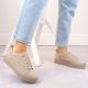 5. Filippo W PAW315C beige leather suede platform shoes