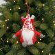 10. DECORATIVE SANTA CLAUS WITH GIFT BAG 15CM RED