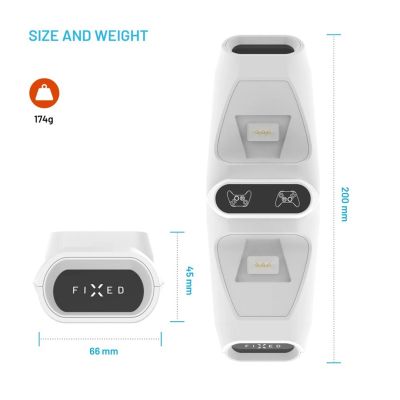 4. FIXED FIXXB-DCC-WH Game Console Part/Accessory Charging System