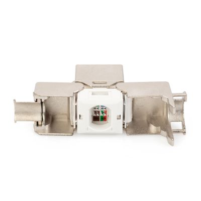 4. Digitus CAT 6A Keystone Module, Shielded, Tool-less Mounting Connector - 8 pcs.