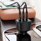 6. Acefast B18 200W Car Charger 2x USB-C + USB-A - Black