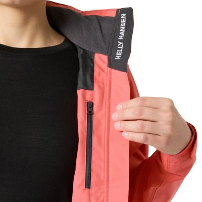 6. Helly Hansen Women's W Crew Hooded Jacket 34448 098