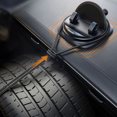 10. Joyroom JR-ZS354 phone holder with suction cup for car, office, home - black