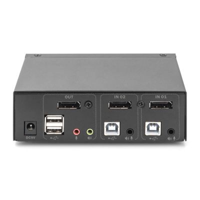 2. Digitus KVM Switch, 2x1 DP, DP Out, USB