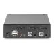 2. Digitus KVM Switch, 2x1 DP, DP Out, USB