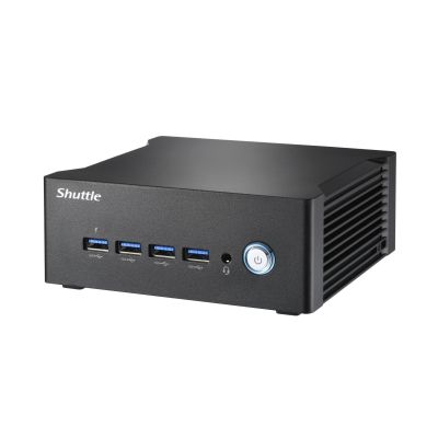 3. Shuttle Nano PC NA10H PC Size 1L Black 8845HS 3.8 GHz