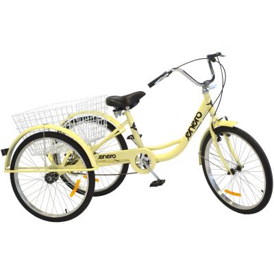 12. 24-INCH VANILLA 3-WHEEL BIKE 1-SPEED
