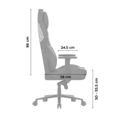 12. Huzaro Force 8.3 Carbon Black Gaming Chair