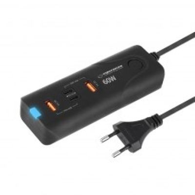 ESPERANZA CHARGER 60W 2X USB-C PD 30W / 2X USB-A QC 3.0 18W EZC109