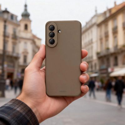 4. Tech-Protect Icon Case for Samsung Galaxy A57 5G - Brown