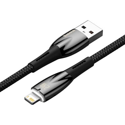 4. Baseus Glimmer Series cable USB-A - Lightning 480Mb/s 2.4A 2m black