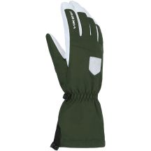 VIKING Sven men's ski gloves green with white leather 8