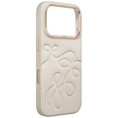 3. Uniq Coehl Cloude Magnetic Charging Case for iPhone 18 Pro / 17 Pro - Beige