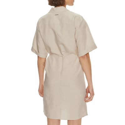 3. CALVIN KLEIN LINEN BLEND SHIRT DRESS