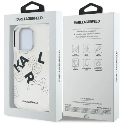 8. Karl Lagerfeld IML Sketched Graphic Case for iPhone 16 Pro Max - Clear