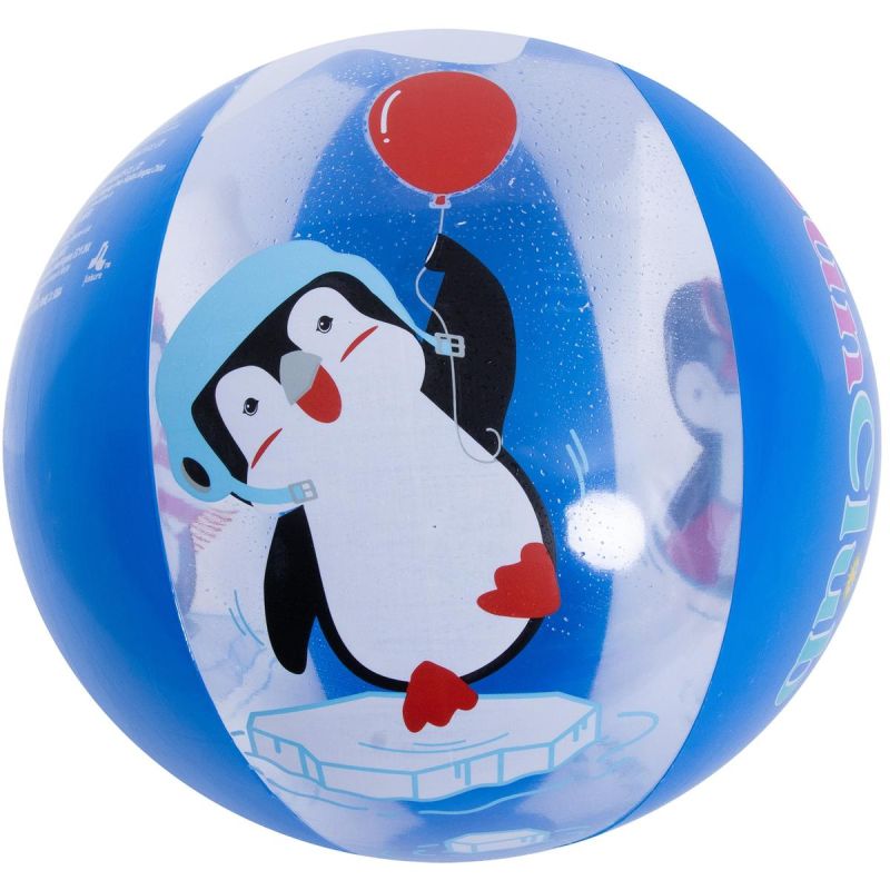 5. INFLATABLE BEACH BALL 50CM PENGUIN MAGIC INK 53060