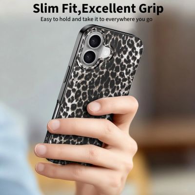 7. Tech-Protect Lamano MagSafe case for iPhone 17 - black and brown