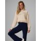 5. Hooded sweatshirt with decorative jet appliqué for women 4F 4FWAW26TSWSF2670-12S