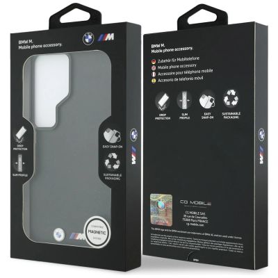 8. BMW M Metal Logo MagSafe Case for Samsung Galaxy S26 Ultra - Black