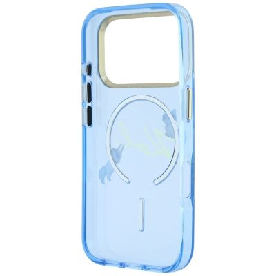 7. Karl Lagerfeld Script Logo MagSafe Case for iPhone 18 Pro / 17 Pro - Light Blue