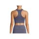 3. CASALL Essential Block Seamless Sport Top Blue