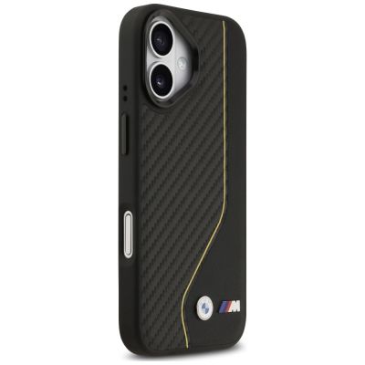4. BMW M Carbon Line & Logo MagSafe Case for iPhone 17 - Yellow