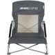 6. BEACH CHAIR WITH ARMRESTS 55x58x64CM FOLDABLE GRAY