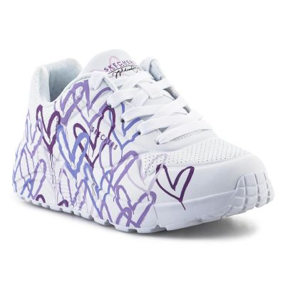 6. Skechers JGoldcrown: Uno Lite - Spread the Love Jr 314064L-WLPR shoes