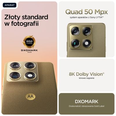 8. Motorola signature 17.2 cm (6.78") Dual SIM Android 16.0 5G USB Type-C 16GB 512GB 5200mAh Gold