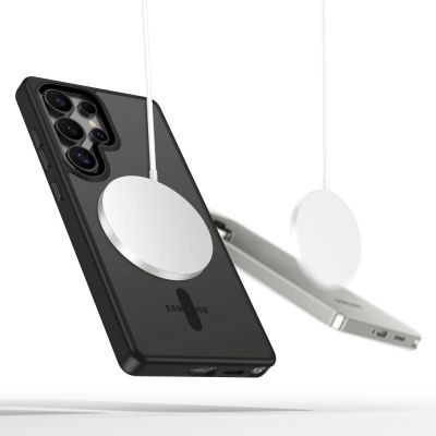 2. Tech-Protect MagMat MagSafe Case for Samsung Galaxy S25 Ultra - Clear Black