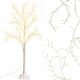 DECORATIVE LED TREE 180 LED 150 CM WHITE LUCA