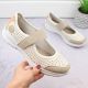 2. Comfortable Rieker W RKR575A openwork shoes, beige