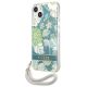 2. Guess GUHCP13SHFLSN iPhone 13 mini 5.4" green/green hardcase Flower Strap