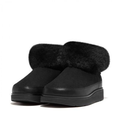 9. FitFlop GEN-FF Mini Double-Faced Shearling Boots W GS6-090