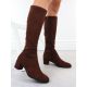4. Brown Suede Women’s Boots Sergio Leone KZ205