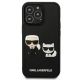 3. Karl Lagerfeld KLHCP13L3DRKCK iPhone 13 Pro / 13 6.1" black/black hardcase Karl&Choupette Ikonik 3D