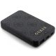 3. Guess Powerbank 15W GUPB5LP4GEGK 5000mAh black/black 4G Leather Metal Logo